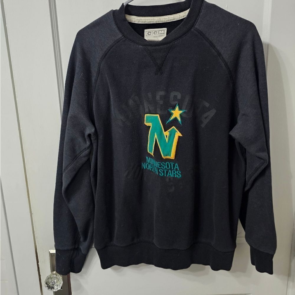 CCM Minnesota North Stars Sweatshirt Sz M